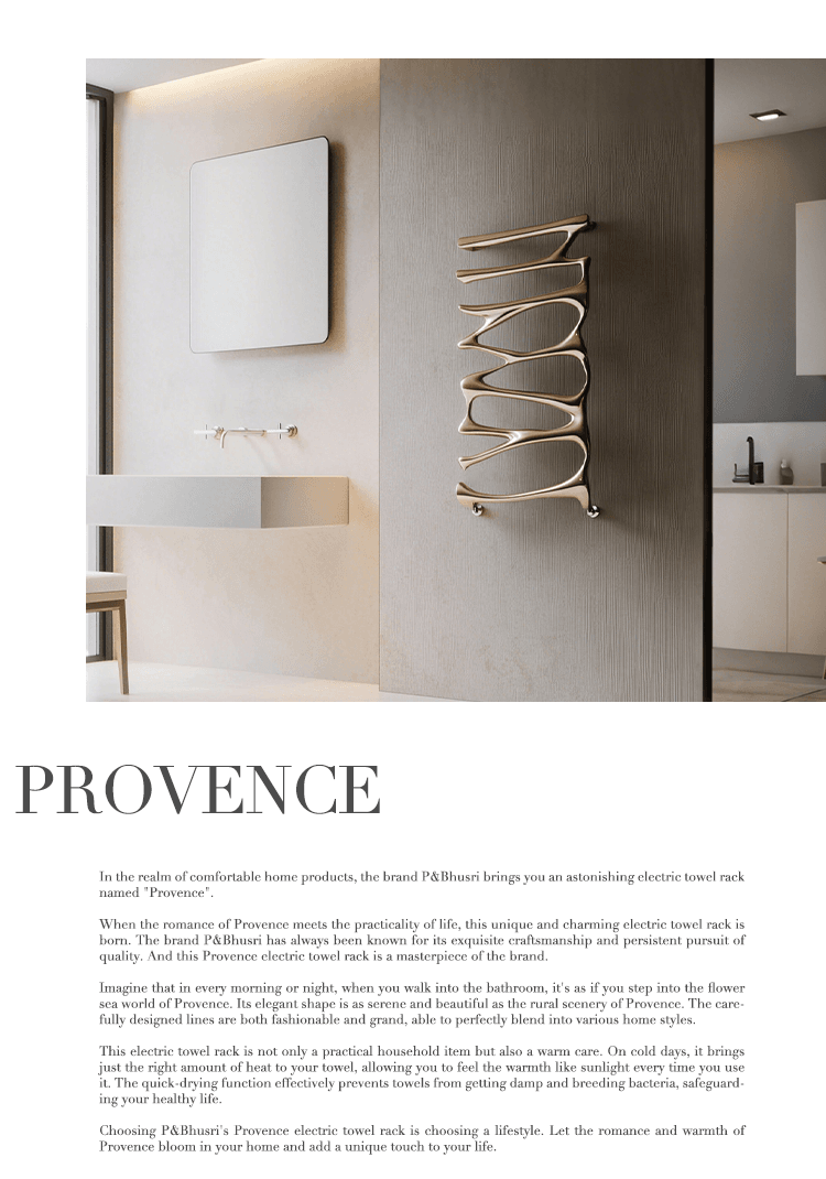 P&Bhusri Luxury Heated Towel Warmers & Bath Fixtures