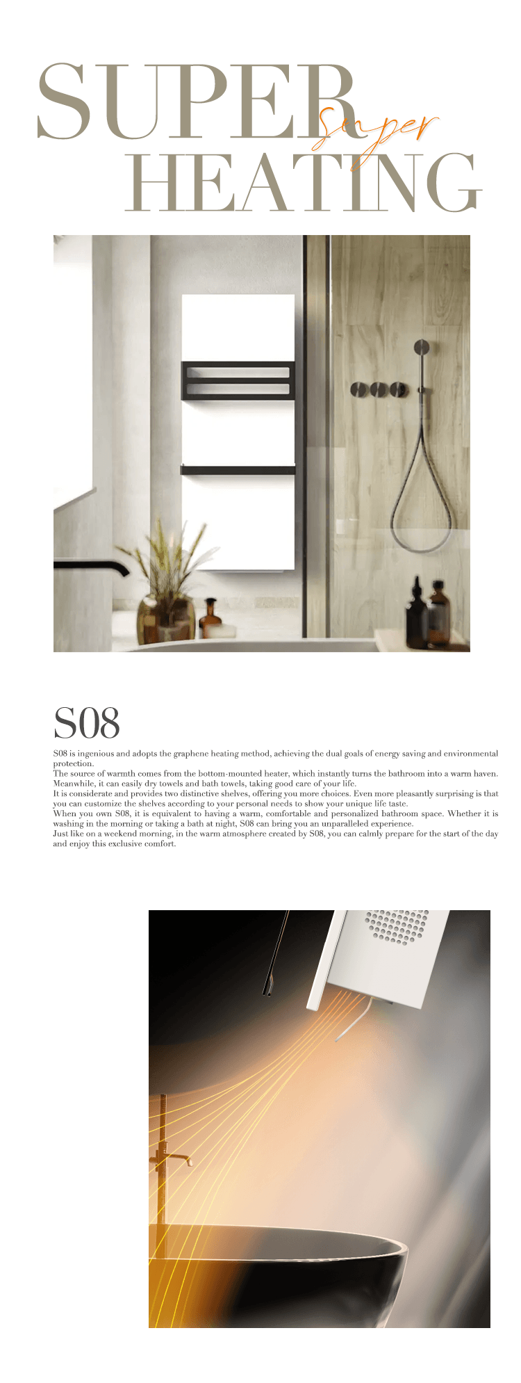 P&Bhusri Luxury Heated Towel Warmers & Bath Fixtures