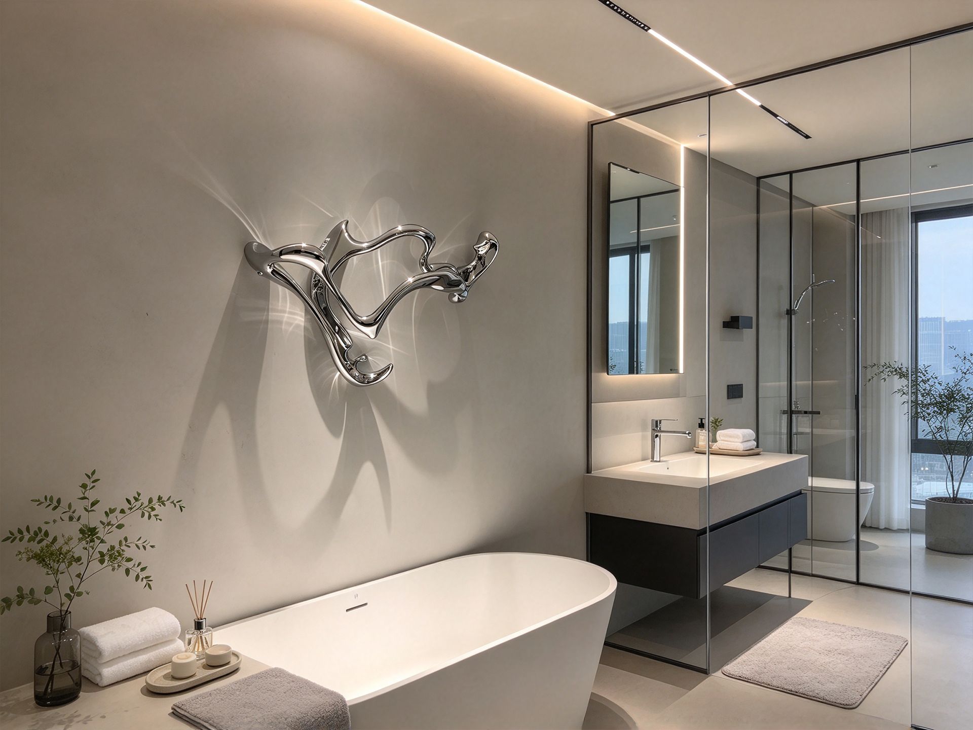 P&Bhusri: When an Electric Towel Warmer Becomes Functional Art