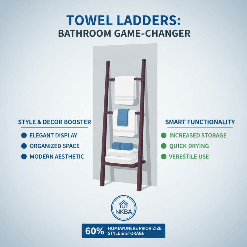 How to Choose the Best Towel Ladders for Your Bathroom Decor and Storage