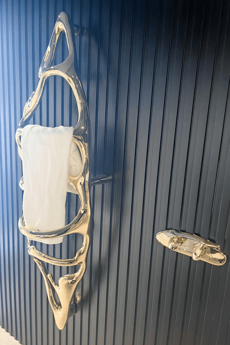 P&Bhusri Electric Heated Towel Warmer Boat Of Sage