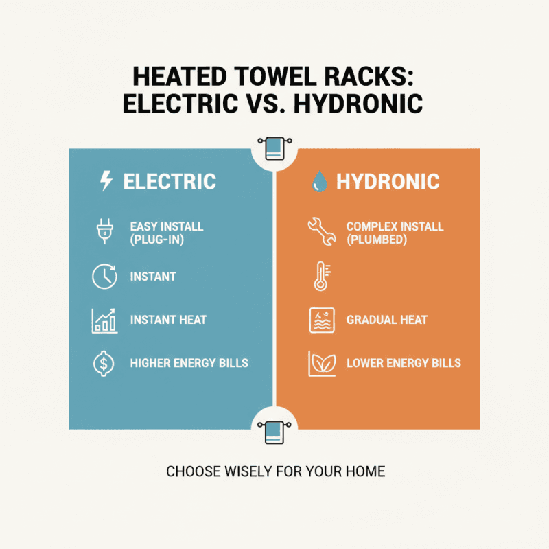 Heated Towel Rack Benefits and How to Choose the Right One?