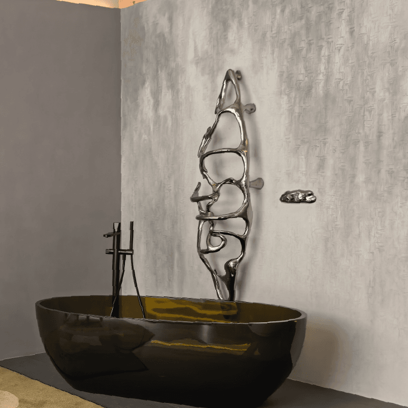 P&Bhusri Electric Heated Towel Warmer Boat of Sage