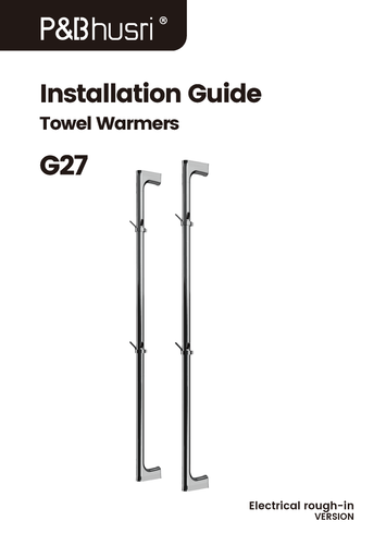 G27-2ea. Installation Guide-Electrical Rough-In Version