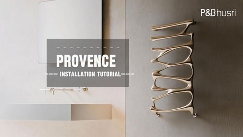 Easy Install Of Luxurious Heated Towel Bar？——P&Bhusri heated radiator Provence